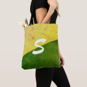 Gelb und grün tasche (Von Nahem)