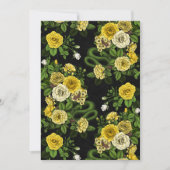 Gelb und grün versteckt in den Rose (Vorderseite)