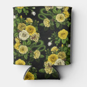 Gelb und grün versteckt in den Rose Dosenkühler (Vorderseite)