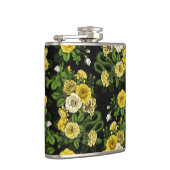 Gelb und grün versteckt in den Rose Flachmann (Rechts)