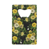 Gelb und grün versteckt in den Rose Geldbeutel Flaschenöffner (Rückseite)