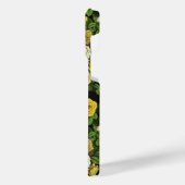 Gelb und grün versteckt in den Rose iPhone Hülle (Linke Seite)