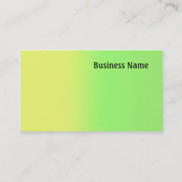 Gelb und grün visitenkarte