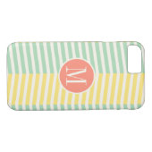 Gelb und grün, Zickzack Case-Mate iPhone Hülle (Rückseite (Horizontal))