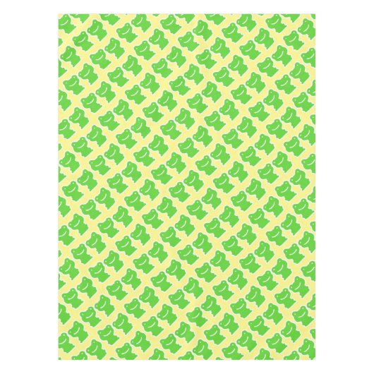 Gelb- und Grünfrösche Tischdecke (Vorderseite)