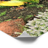 Gelb- und Grünröster Poster (Ecke)