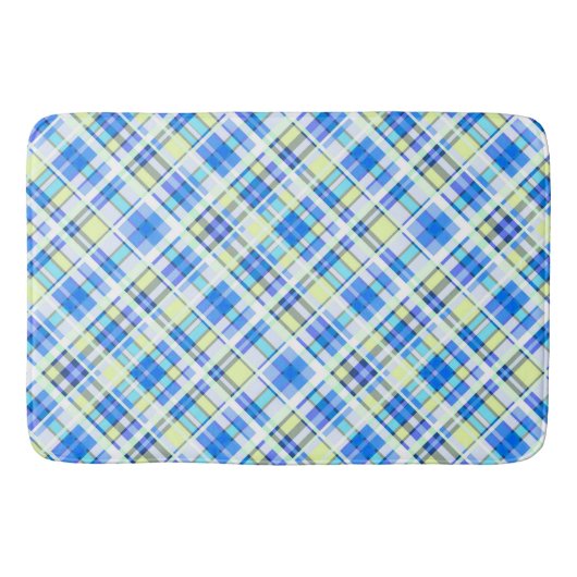 Gelb und hellblau badematte (Vorderseite)
