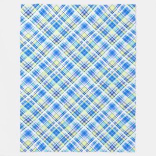 Gelb und hellblau fleecedecke