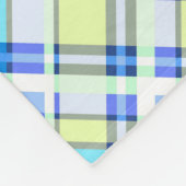 Gelb und hellblau fleecedecke (Ecke)