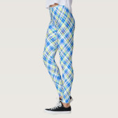 Gelb und hellblau leggings (Links)