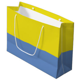Gelb-und Himmel-Blau-große Geschenk-Tasche Große Geschenktüte