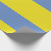 Gelb-und Himmel-Blau-Packpapier Geschenkpapier (Ecke)