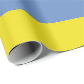 Gelb-und Himmel-Blau-Packpapier Geschenkpapier (Rolleneckpunkt)