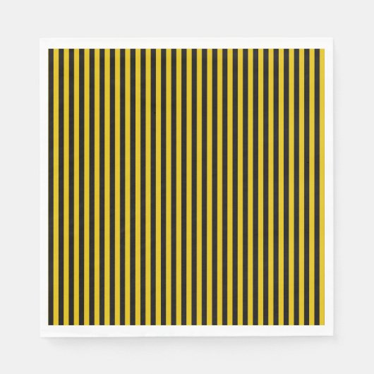 Gelb und Kariert gestrichen Serviette (Vorderseite)