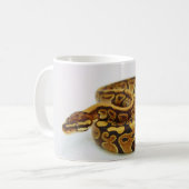 Gelb-und Kugel-Pythonschlange Kaffeetasse (Vorderseite Links)