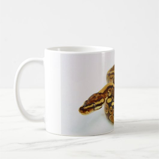 Gelb-und Kugel-Pythonschlange Kaffeetasse (Links)