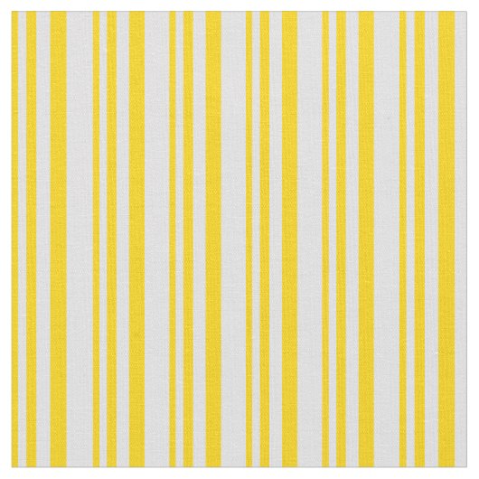 Gelb- und Lavendelmuster Stoff (Nahaufnahme)