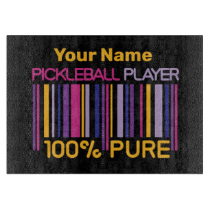 💛 Gelb und 💜 lila 100% Pickleballer Schneidebrett