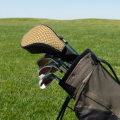 Gelb und Lila Golf Headcover (In SItu)