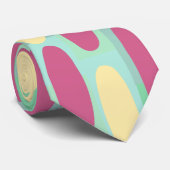 Gelb und Lila Krawatte (Gerollt)