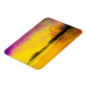 Gelb und Lila Magnet (Linke Seite)