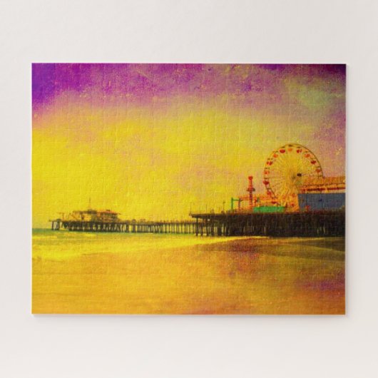 Gelb und Lila Puzzle (Horizontal)
