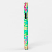 Gelb und Magenta Dekorative Dahlia Blume Case-Mate iPhone Hülle (Hinten/Rechts)