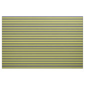 Gelb- und Mitternachtsblau farbiges Muster Stoff (Yard (91,4 cm))