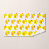 Gelb und orange Babykautschuklatex für Kinder Badhandtuch Set (Handtuch)