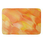 Gelb und orange gehärtet badematte (Vorderseite)