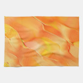 Gelb und orange gehärtet geschirrtuch (Horizontal)