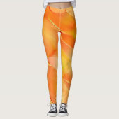 Gelb und orange gehärtet leggings (Vorderseite)