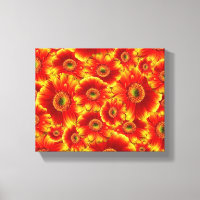 Gelb und Orange Gerbera Daisies