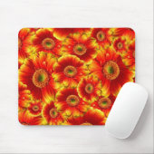 Gelb und Orange Gerbera Daisies Mousepad (Mit Mouse)