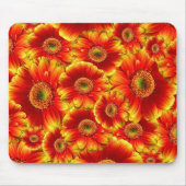 Gelb und Orange Gerbera Daisies Mousepad (Vorne)