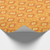 Gelb und Orange Geschenkpapier (Ecke)
