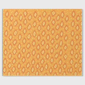 Gelb und Orange Geschenkpapier (Flach)