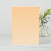 Gelb und orange glänzend einladung (Stehend Vorderseite)