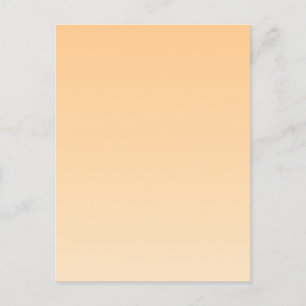 Gelb und orange glänzend postkarte