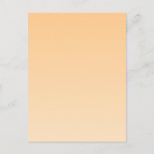 Gelb und orange glänzend postkarte (Vorderseite)