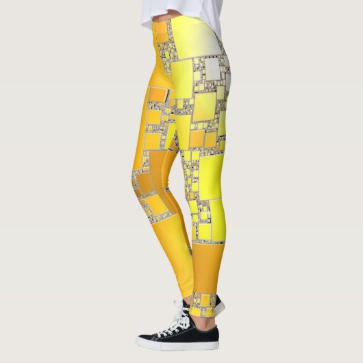 Gelb und Orange Leggings (Links)