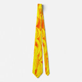Gelb und Orange Rockscape Krawatte (Vorderseite)