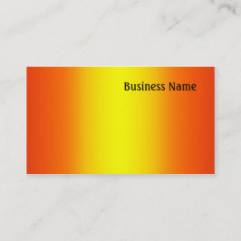 gelb und orange visitenkarte