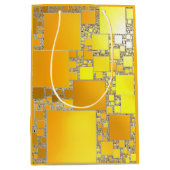 Gelb- und Orangenbeutel Mittlere Geschenktüte (Vorderseite)