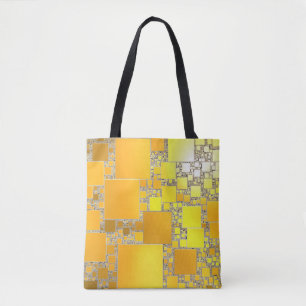 Gelb- und Orangenbeutel Tasche