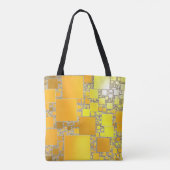 Gelb- und Orangenbeutel Tasche (Rückseite)