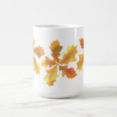 Gelb- und Orangeneiche Kaffeetasse (Mittel)