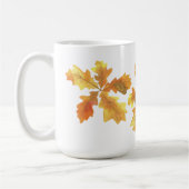 Gelb- und Orangeneiche Kaffeetasse (Links)