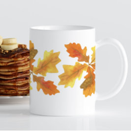 Gelb- und Orangeneiche Kaffeetasse