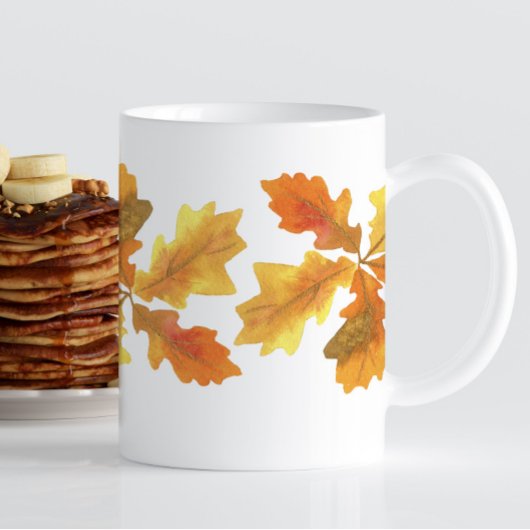 Gelb- und Orangeneiche Kaffeetasse